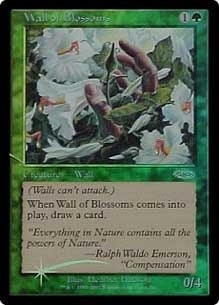 【Foil】(Promo-FNM)Wall of Blossoms/花の壁【英語】